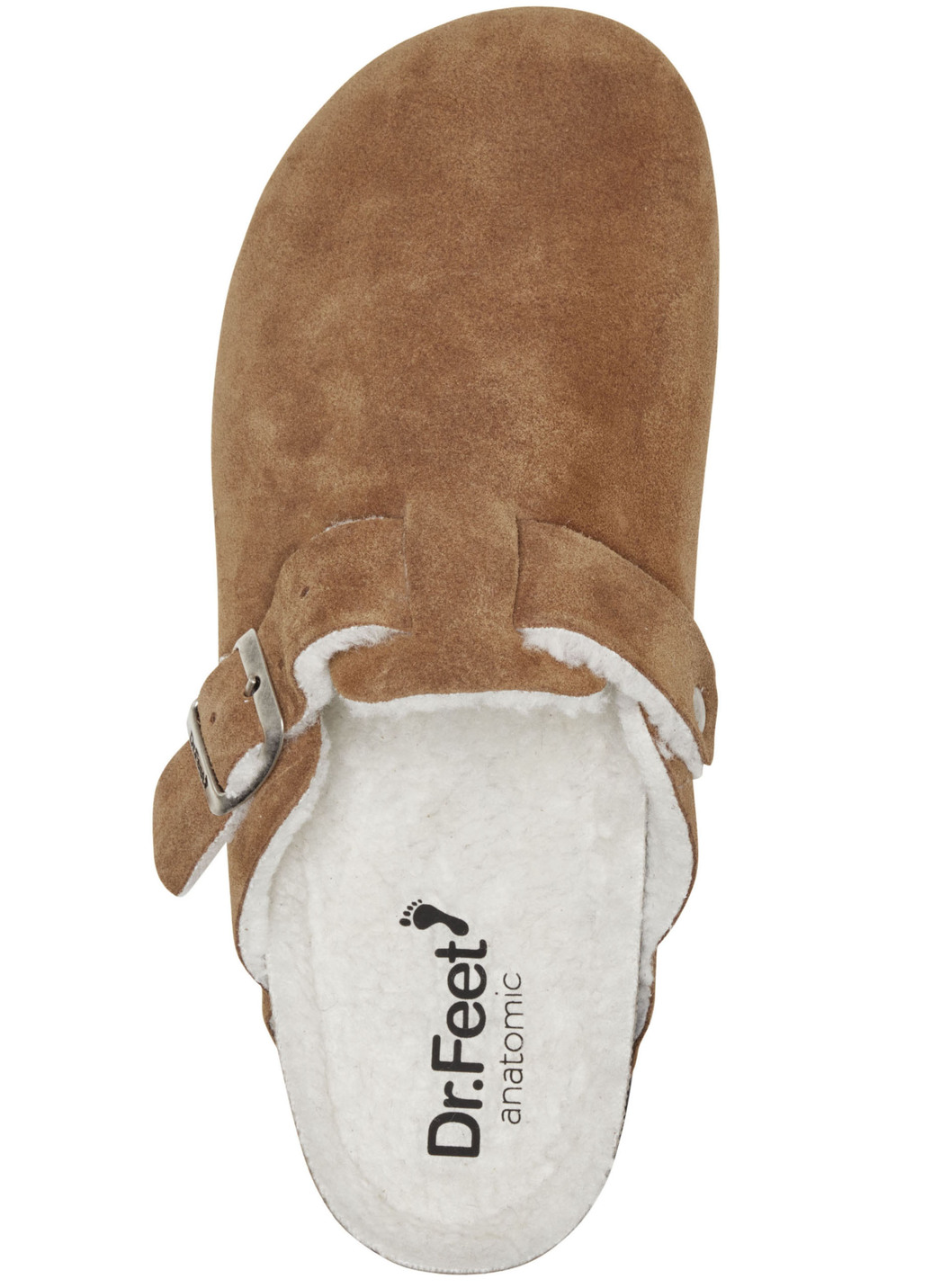 Pantoffel aus weichem Veloursleder