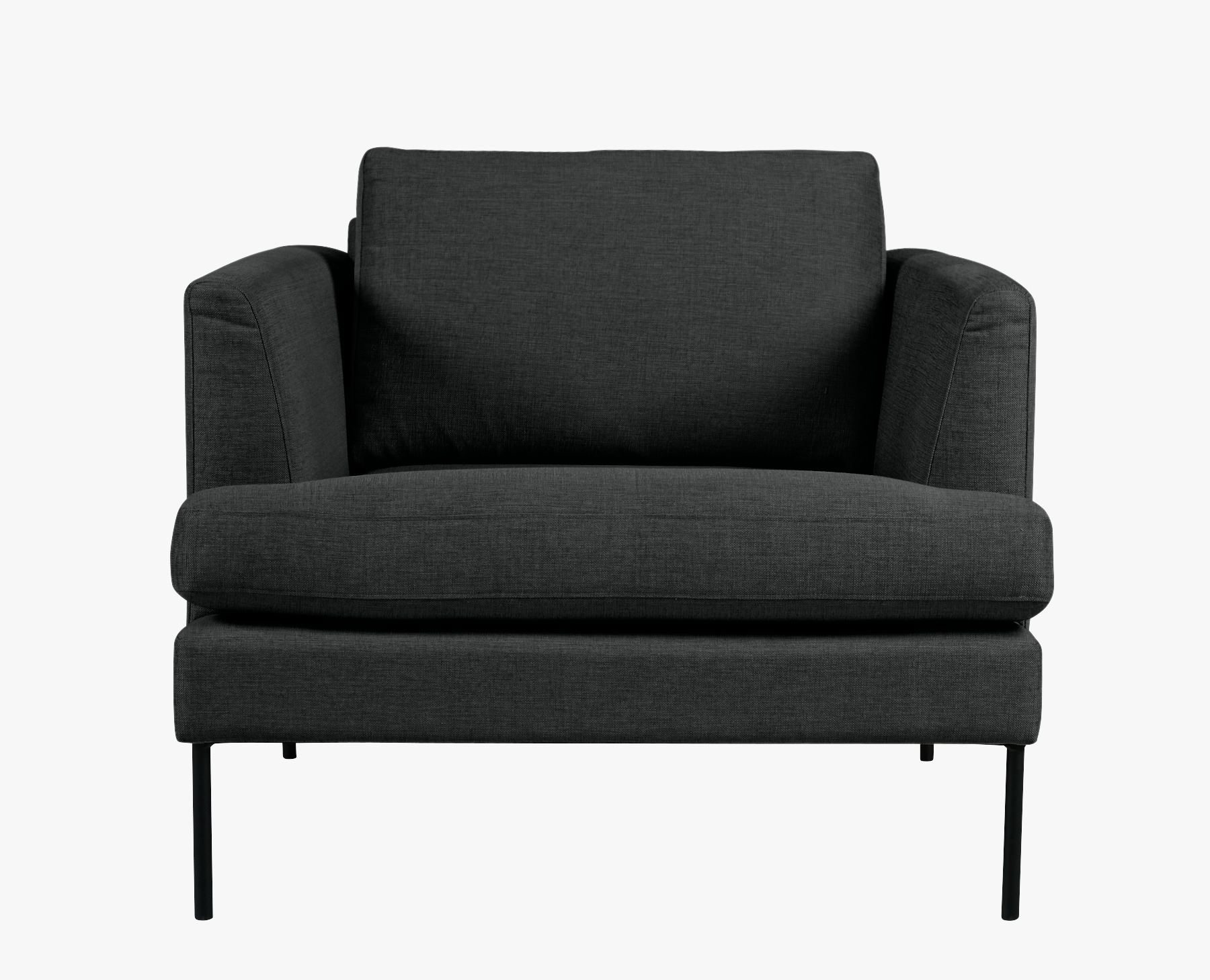 Loungestol grå - 93x94x80 cm