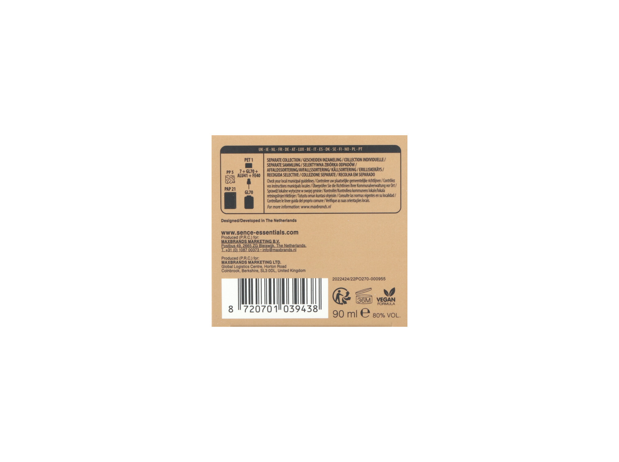 PERFUME SENCE MORNING GLORY 90ML