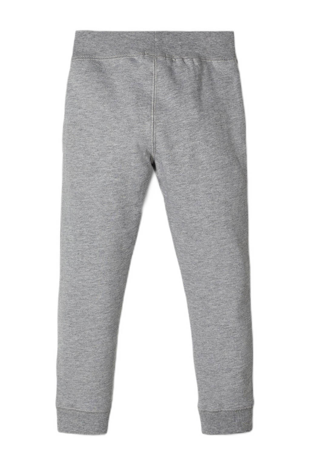 NAME IT broek NKMSWEAT grijs melange
