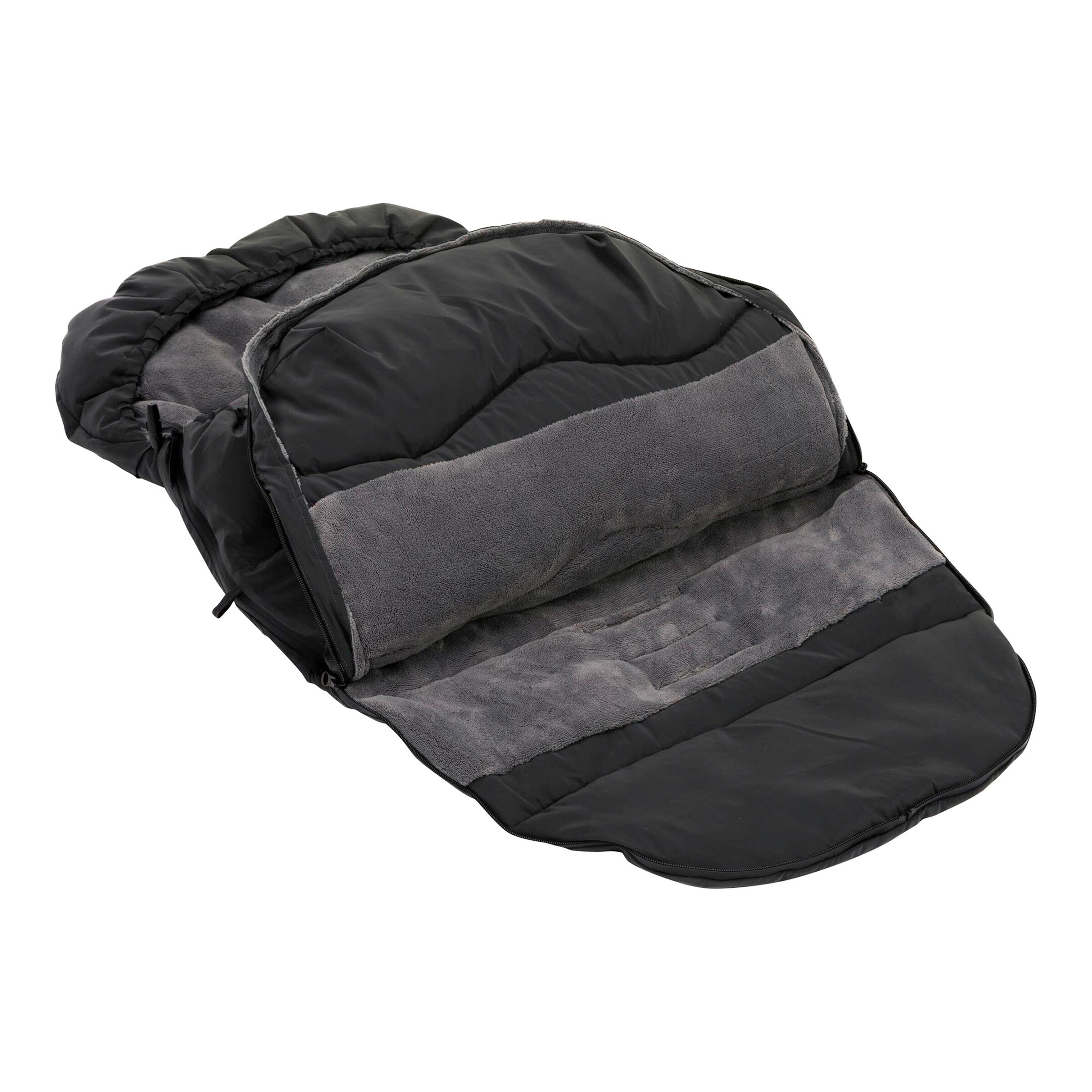 babycab Winterfußsack Vanna Aurora für Kinderwagen, Buggy schwarz