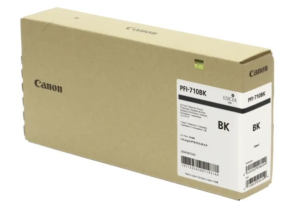 Canon PFI-710 BK - 700 ml - sort - original - blækbeholder - for imagePROGRAF TX-2000, TX-2100, TX-3000, TX-3100, TX-4000, TX-4100
