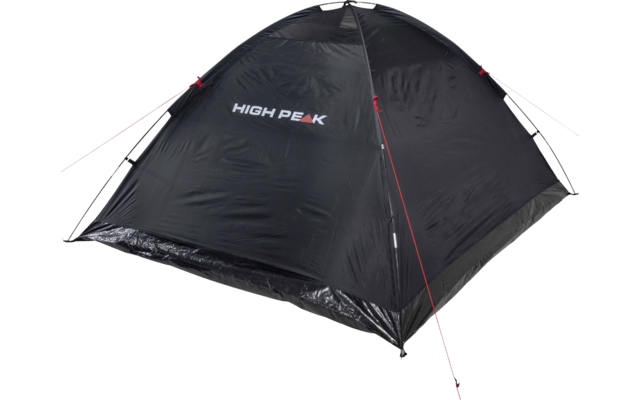 High Peak Monodome XL freistehendes Einfachdach Kuppelzelt schwarz für 4 Personen