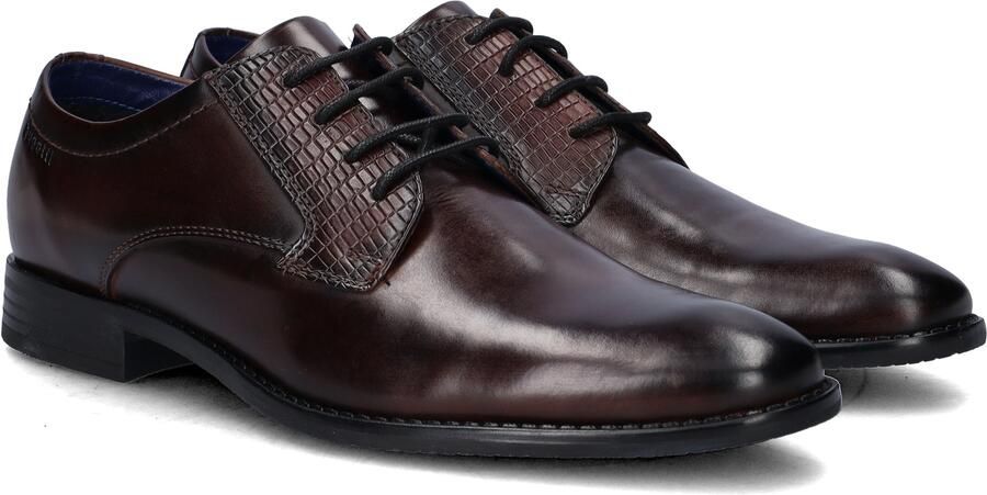Bugatti leren veterschoenen bruin