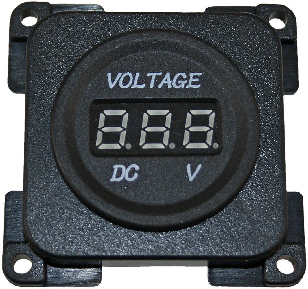 Haba Spannungsmessgerät C-Line 12V für 10-30V DC schwarz
