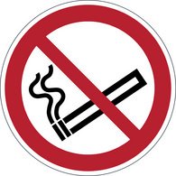 Panneau d'interdiction Défense de fumer