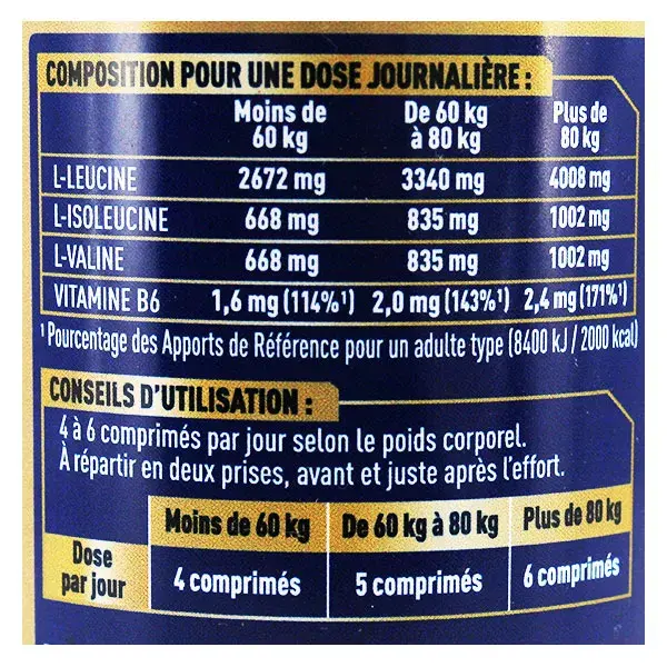 Apurna BCAA 4.1.1. Fruits Rouges 120 comprimés