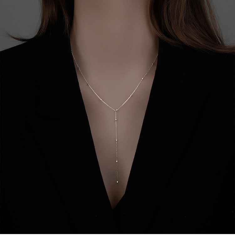 Gaya - 925 Sterling Zilveren Lariat Ketting