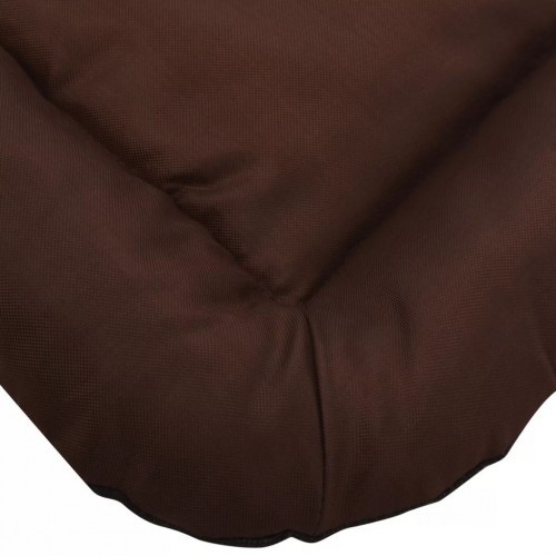 colchão marrom para cama de cachorro