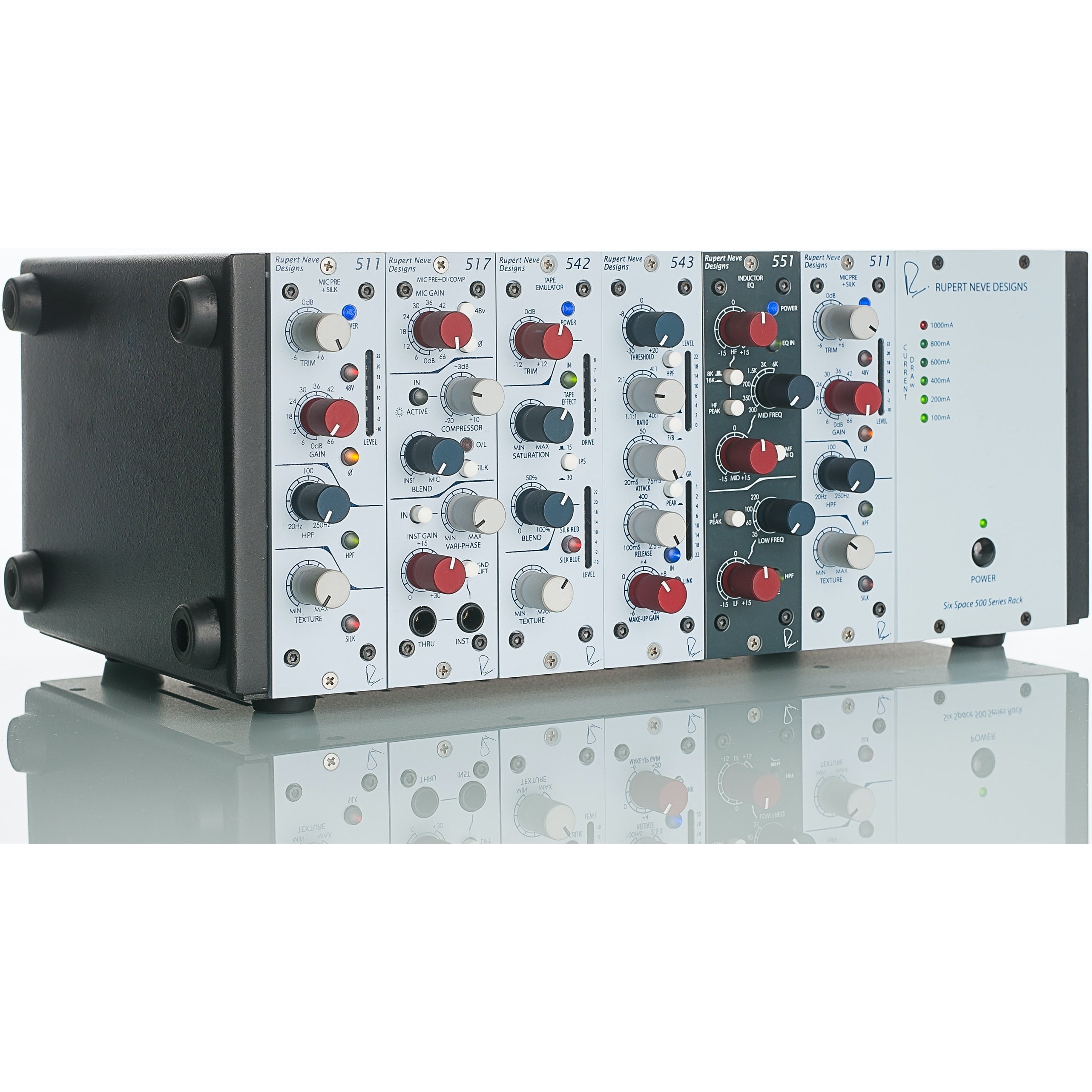Rupert Neve R6 19 inch rack voor 500 serie modules