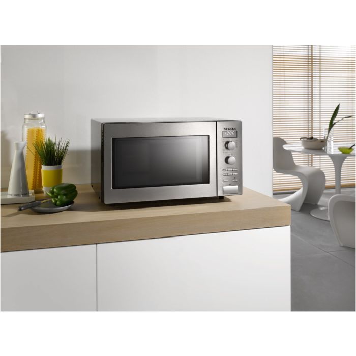 Miele Stand-Mikrowelle M 6012 SC Edelstahl CleanSteel