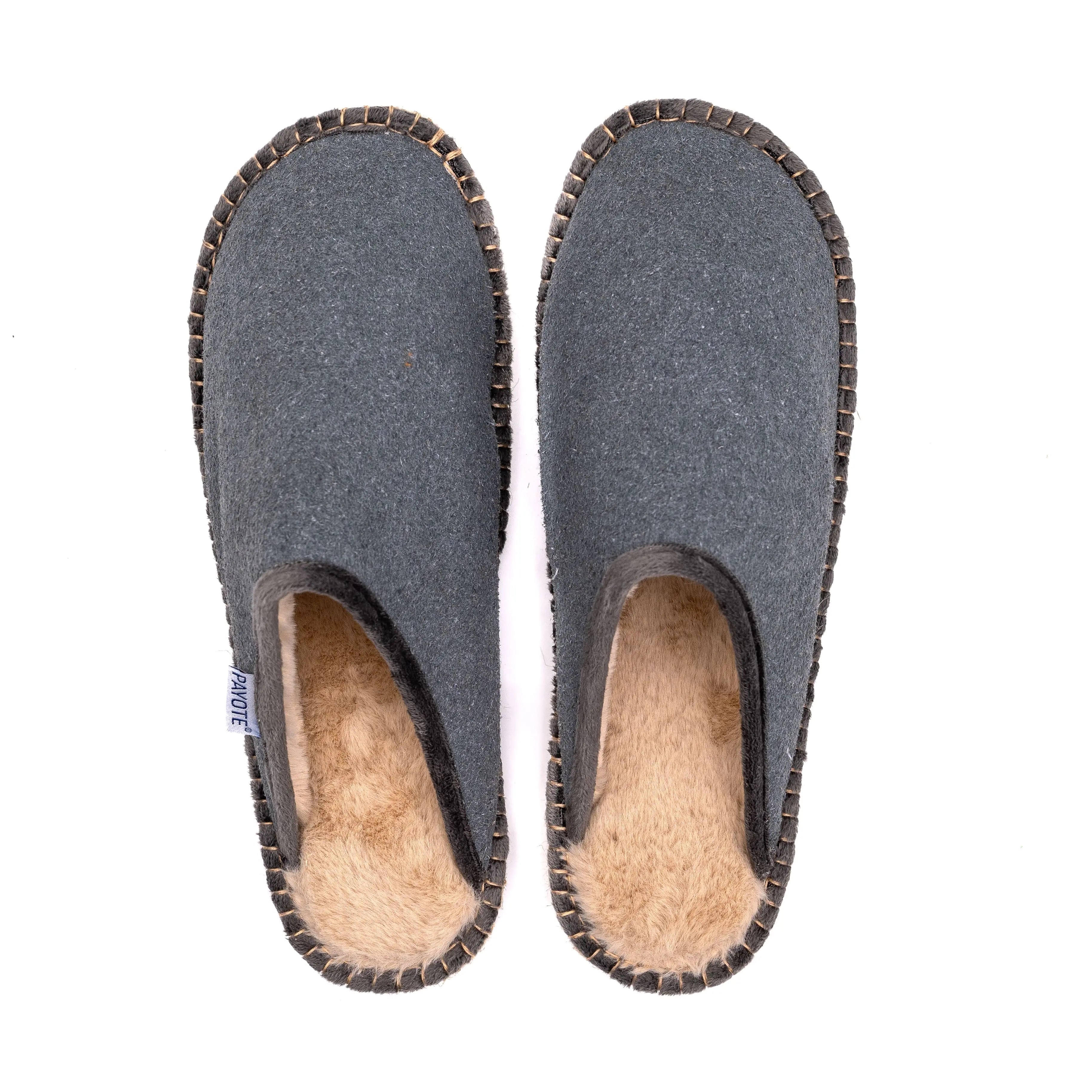Mule Fourrée Didier Anthracite