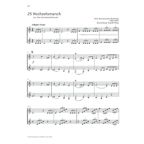 Schott Fröhliche Klarinette Duo 1