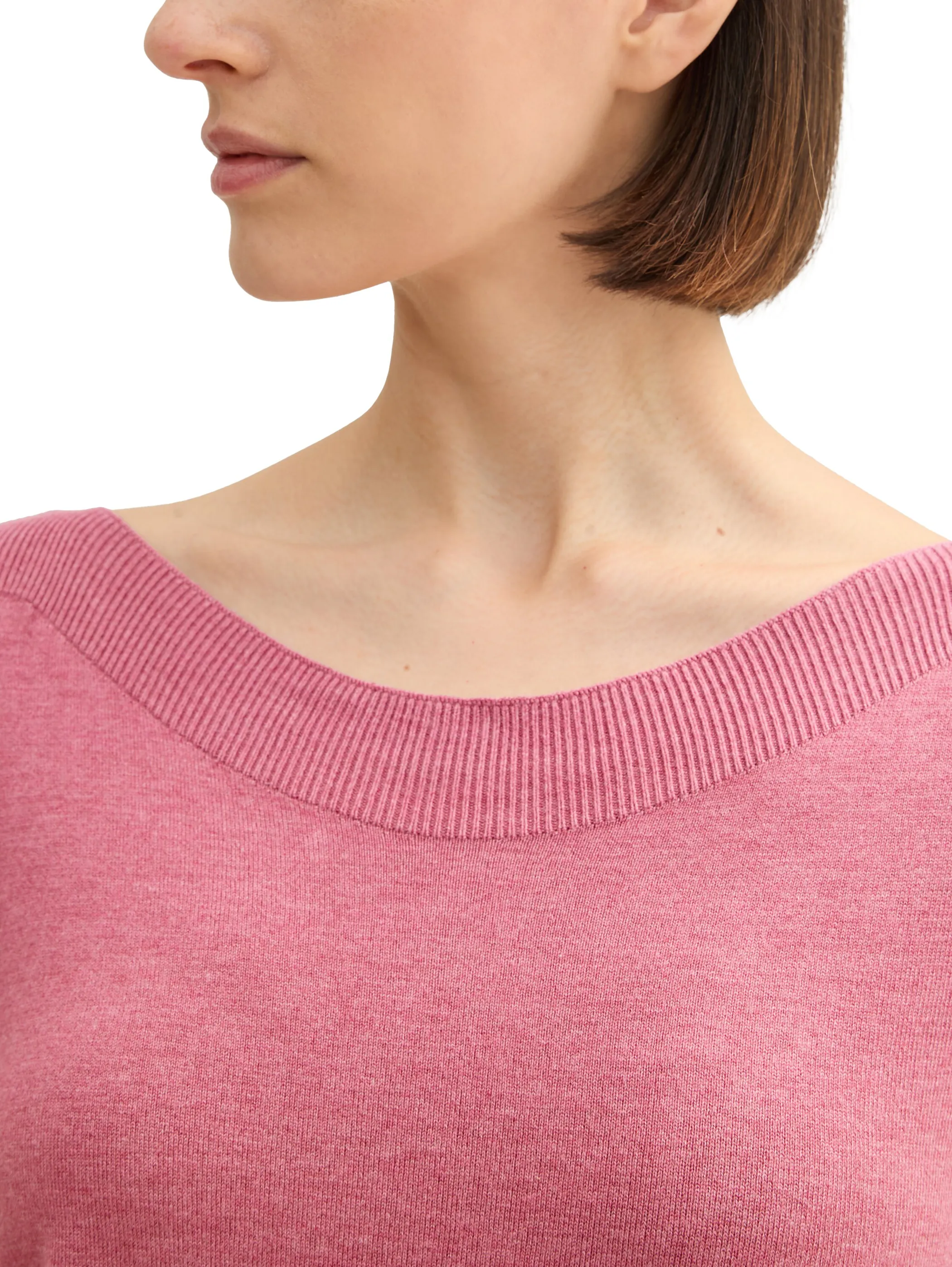 Damen Leichtpullover mit weitem Ausschnitt