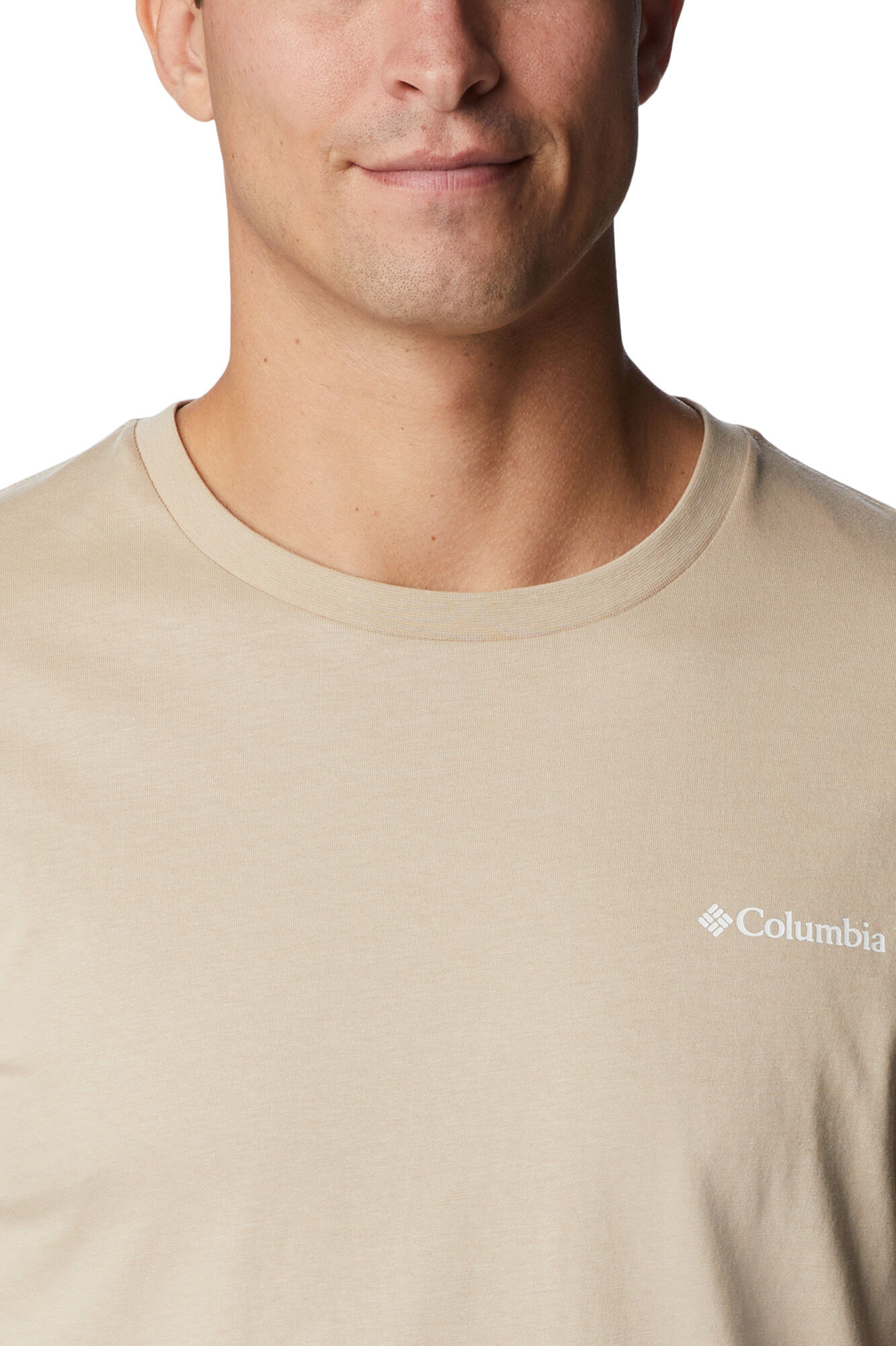 Camiseta masculina Columbia North Cascades™ de manga curta - Bege