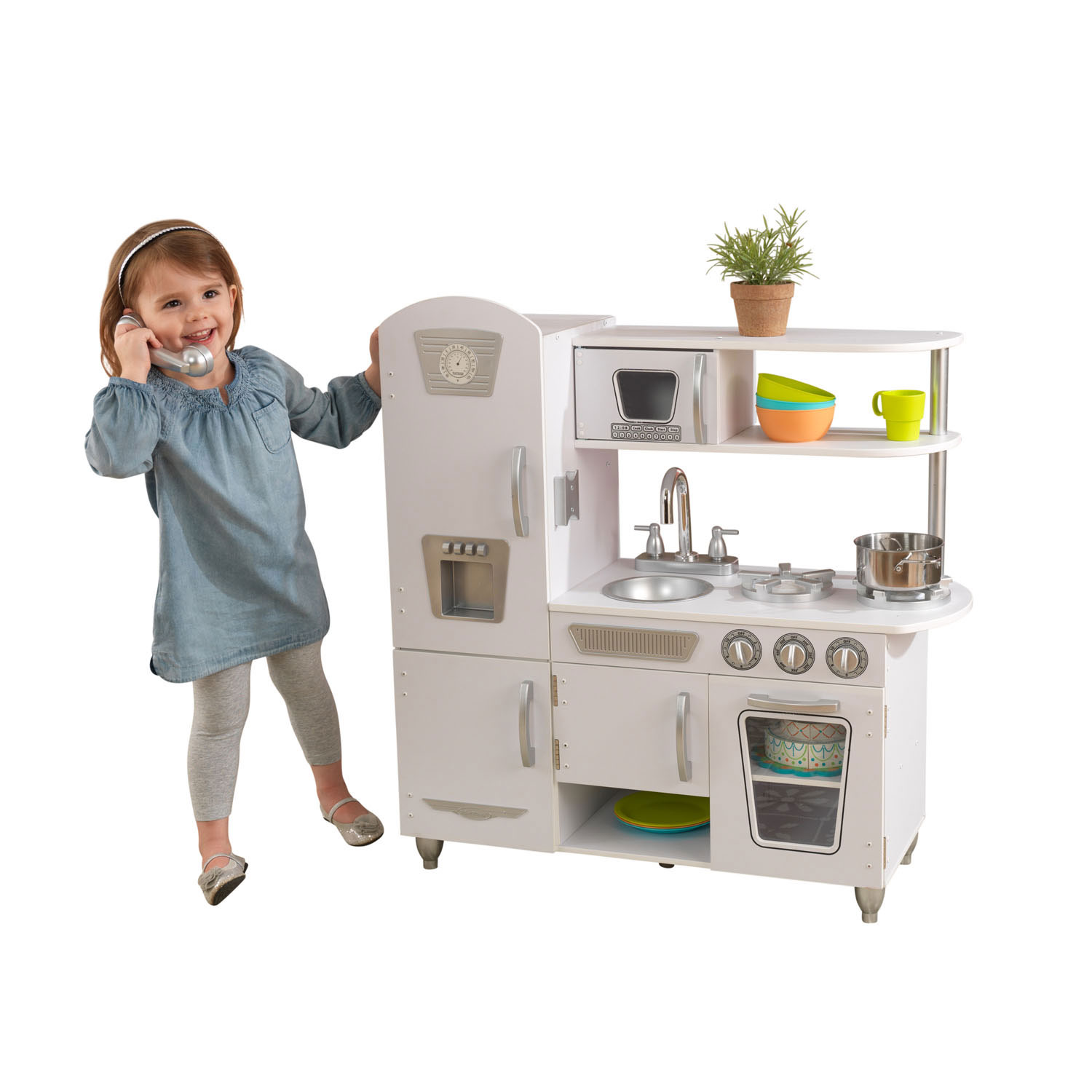 KidKraft Houten Kinderkeuken Vintage Wit