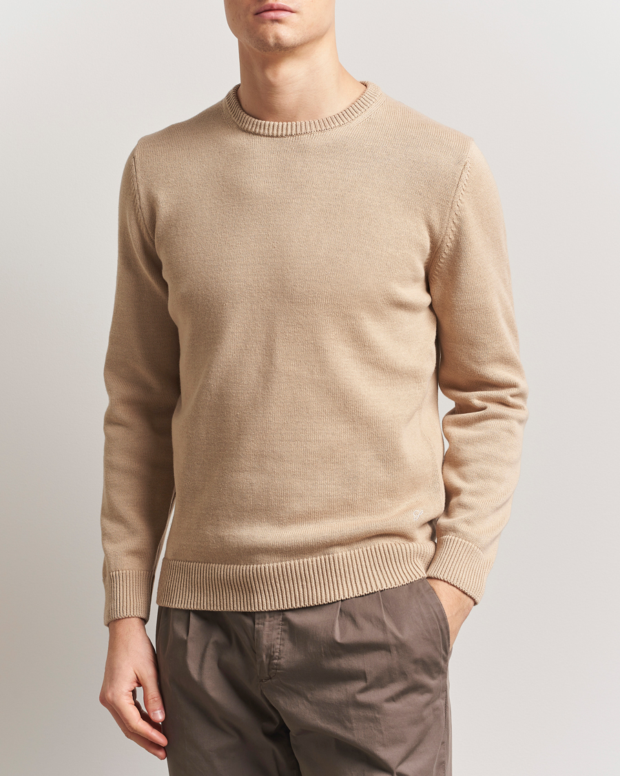 Stenströms Organic Cotton Knitted Sweater Beige