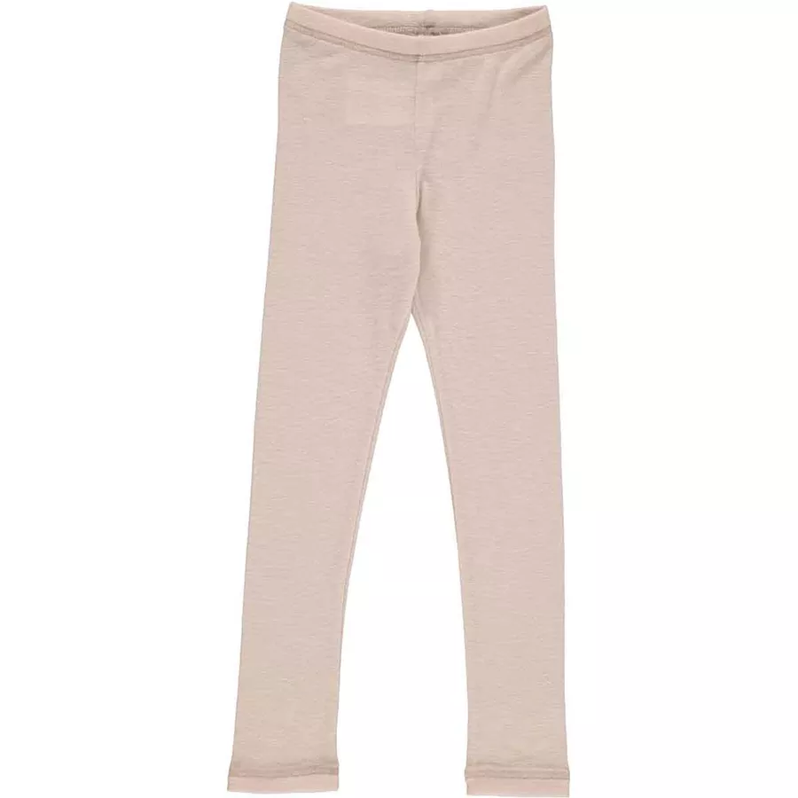 Müsli Leggings aus Merinowolle rose