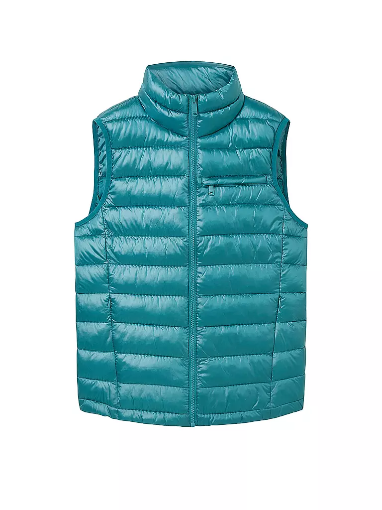 TOM TAILOR Steppgilet grün