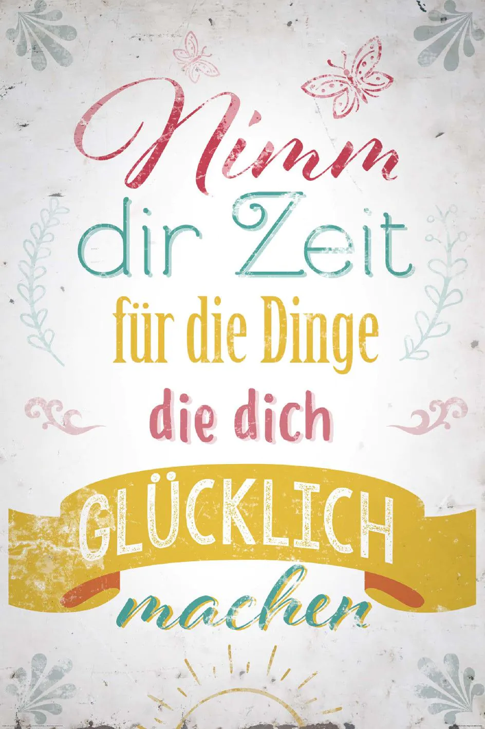 Poster Zeit, 61 x 91 cm