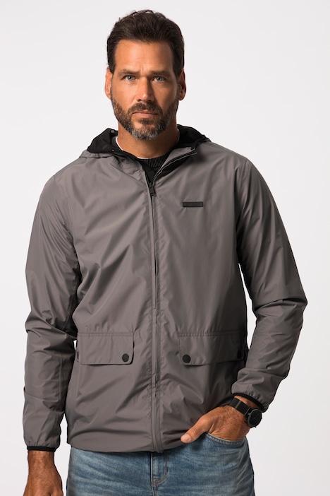 JP1880 Regenjacke, Vollfunktion, Outdoor 3x-Funktion, Kapuze, wasserdichte Zipper