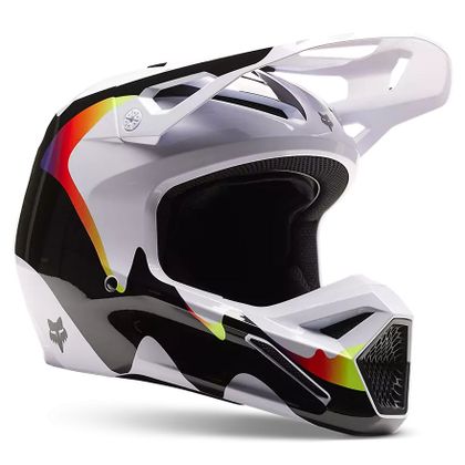 Casque cross Fox V1 KOZMIK 2024 - Noir / Blanc