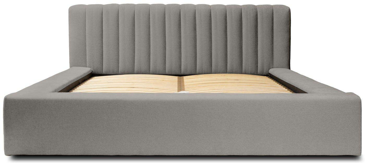Trae Mobler Como 180 x 200 cm Gestoffeerd Bed Grijs