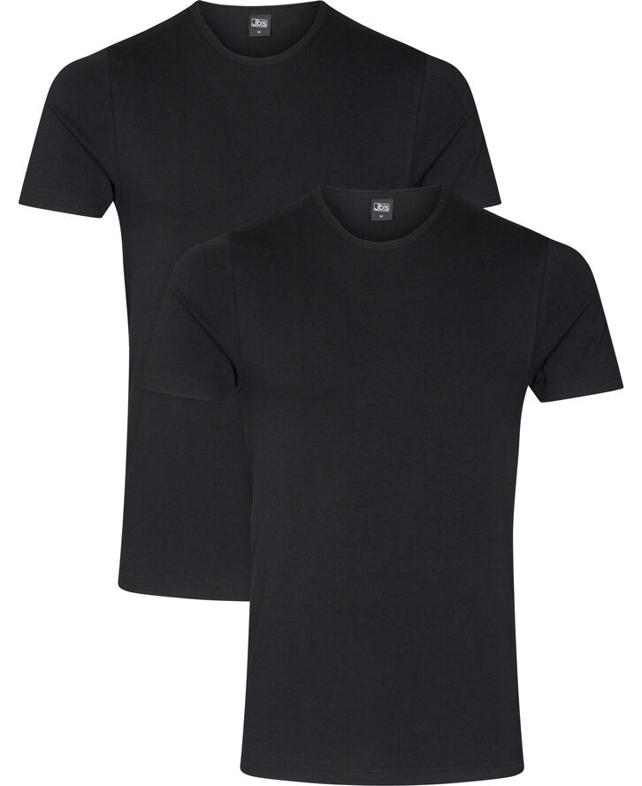 JBS JBS 2-pack t-shirt O-neck GOTS Sort