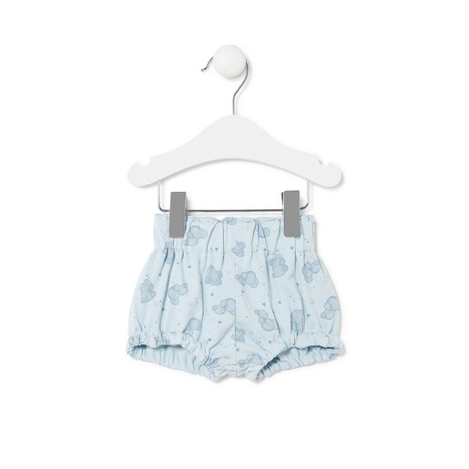 Conjunto para bebê menina azul claro