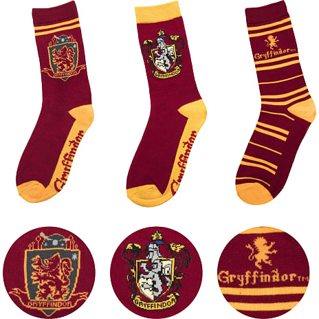 Gryffindor Sokker Sæt af 3