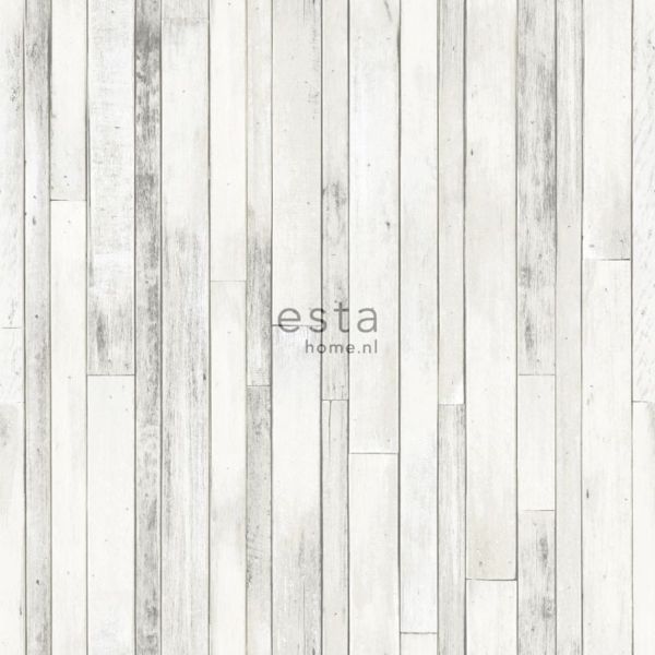 Estahome Sloophout Behang - 0,53 x 10,05 m - Donkerblauw