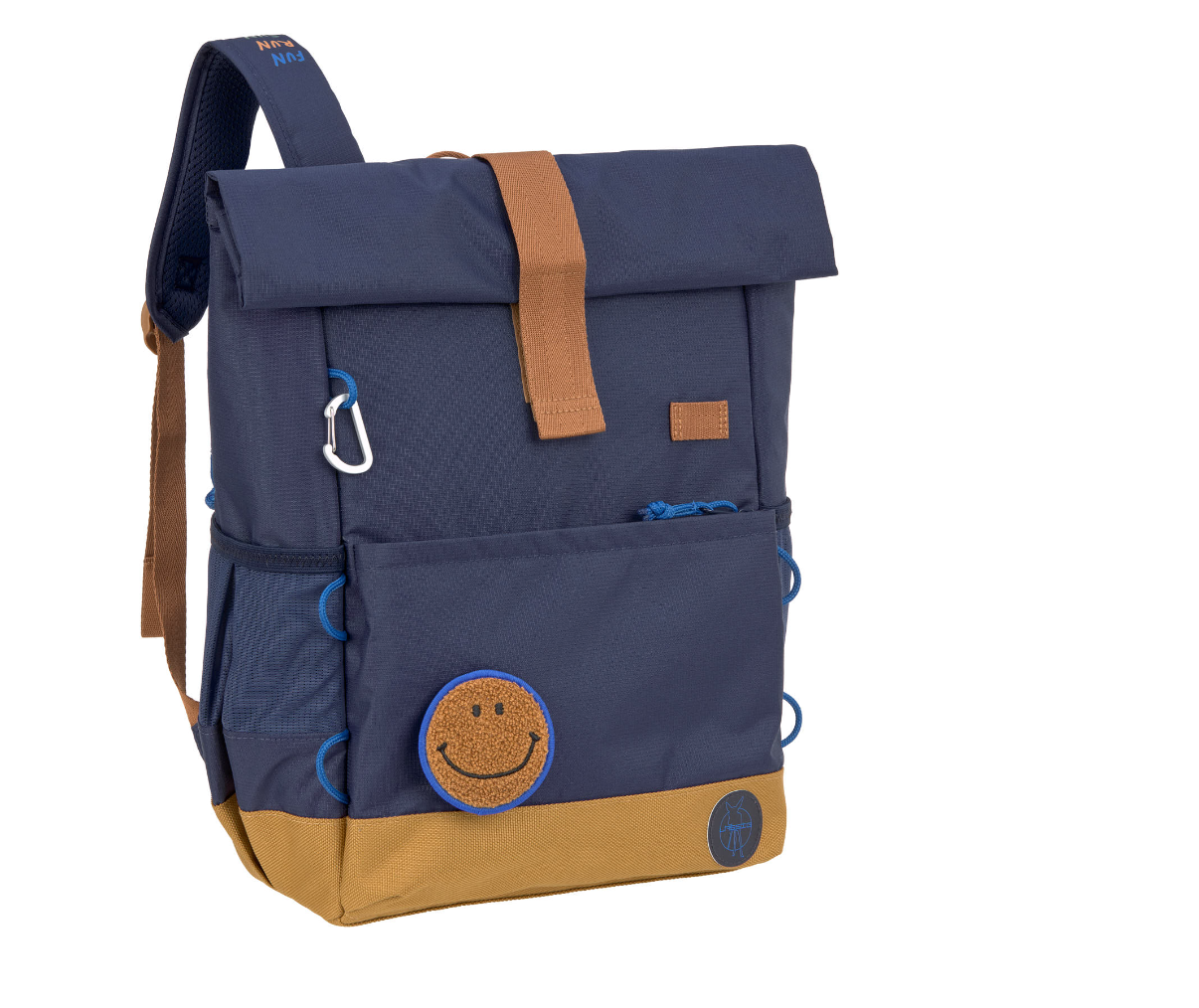 Lassig Lassig Medium Rolltop backpack Little gang Navy