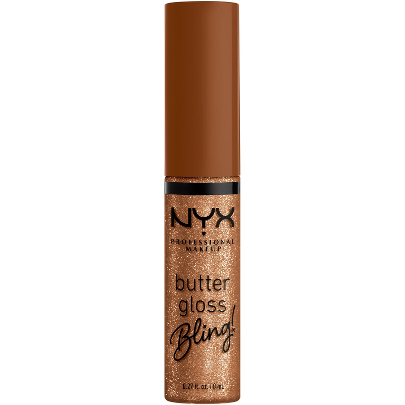 NYX Prof. Makeup Butter Gloss Bling 8 ml - 04 Pay Me In Gold