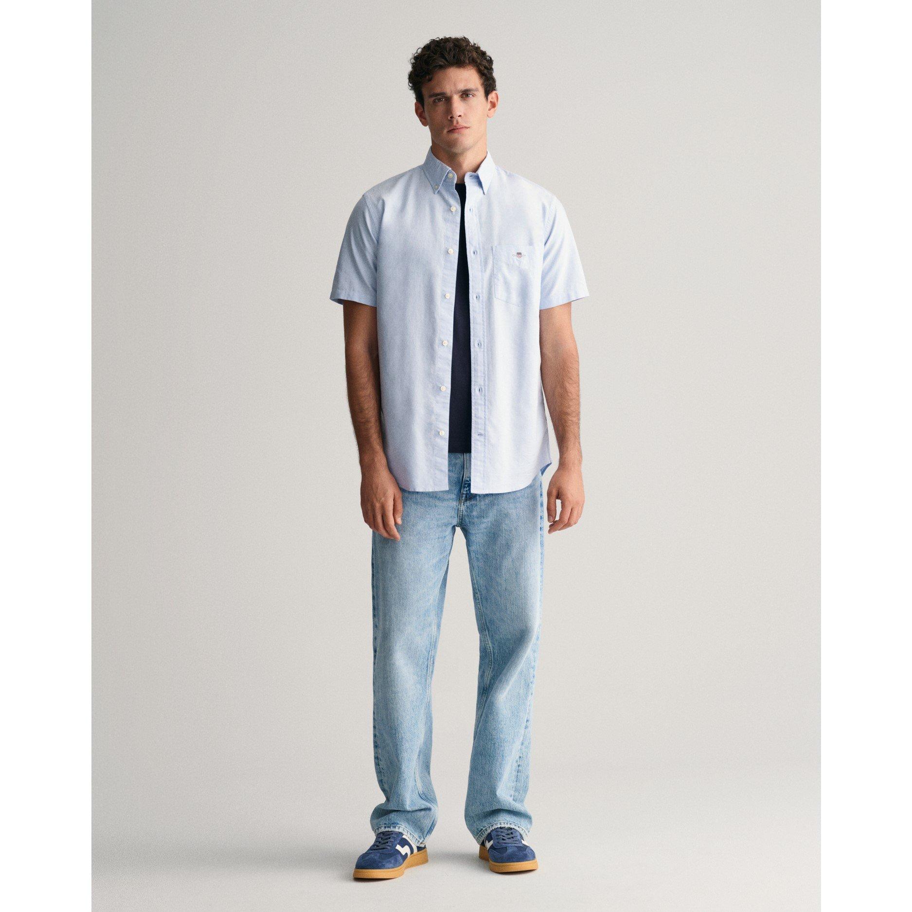 Gant Regular Fit Classic Oxford Short Sleeve Shirt