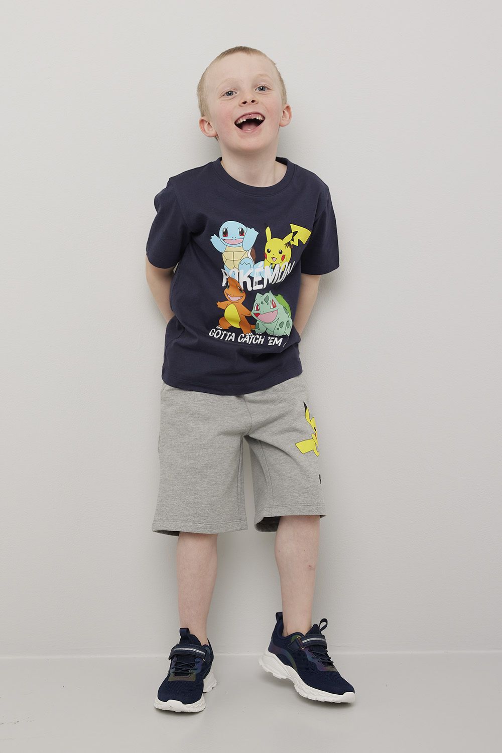 Shorts med Pikachu print