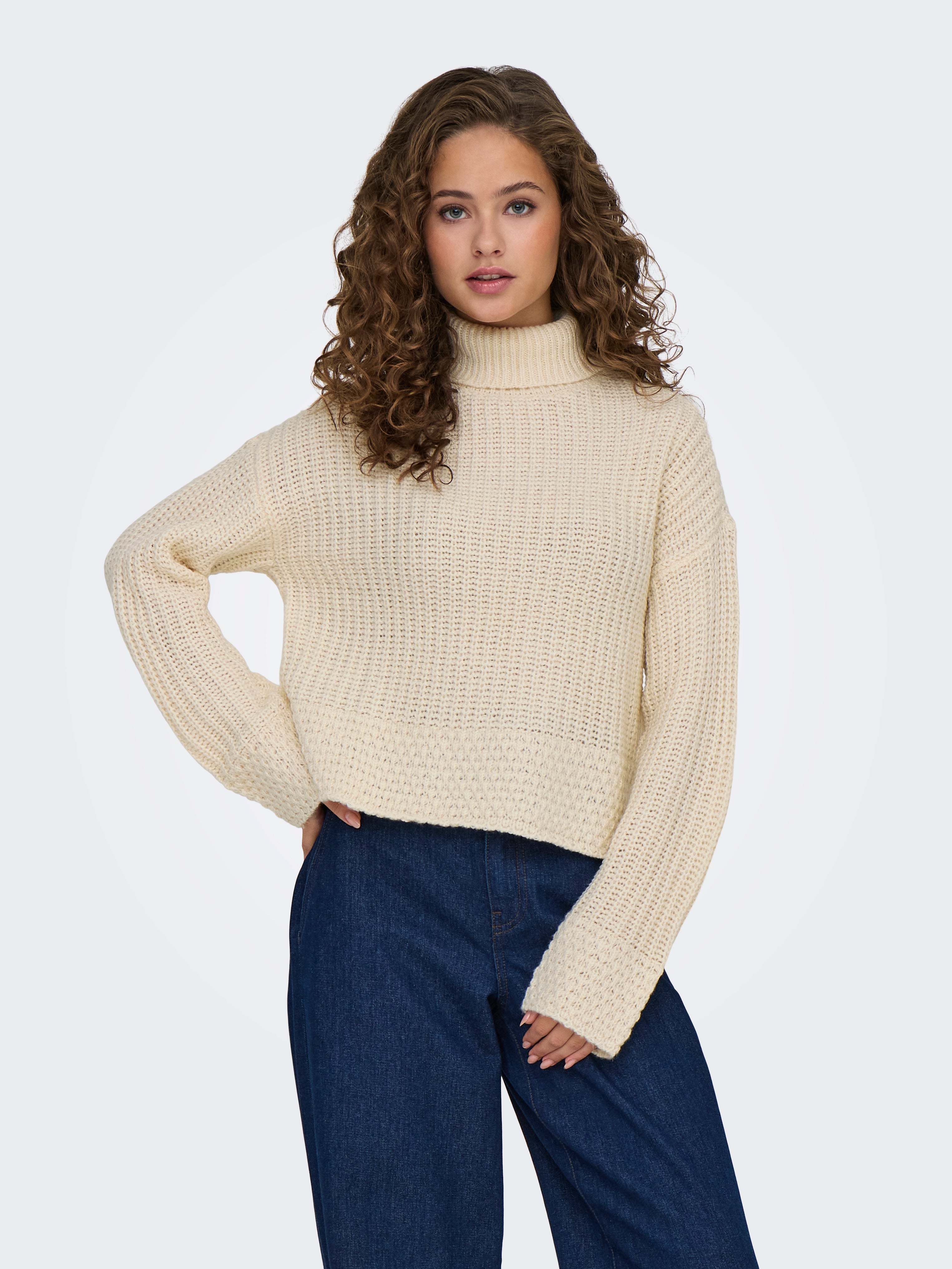 JDYMANILLA Strickpullover Turtledove