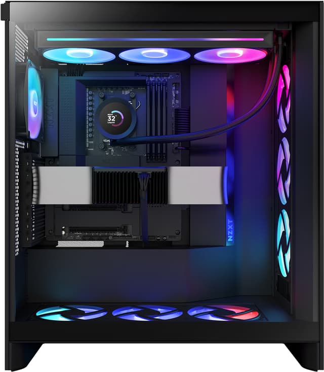 NZXT Kraken Plus 360 RGB AiO-køler (sort)