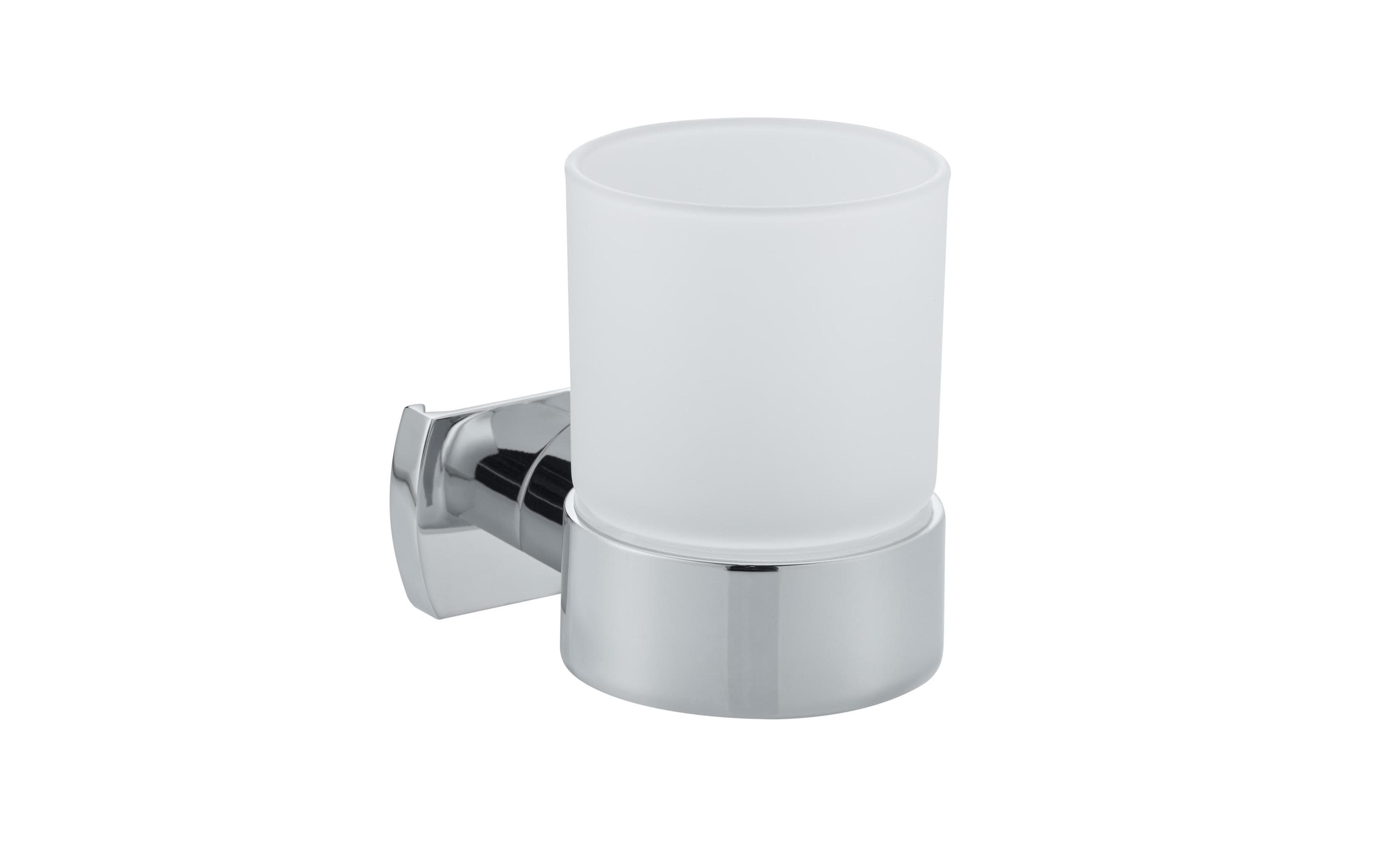 Glashalter 9.6 x 6.9 x 10.5 cm ChromHalterung für ein Glas