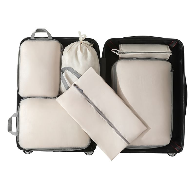 Evorest Bags - Set van 6: Eenvoudige reis-inpakkubus kledingorganizer (verschillende ontwerpen)