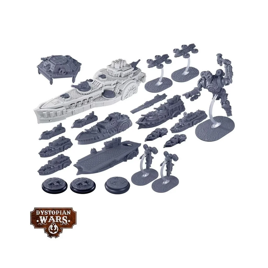 Dystopian Wars - Independence Battlefleet Set