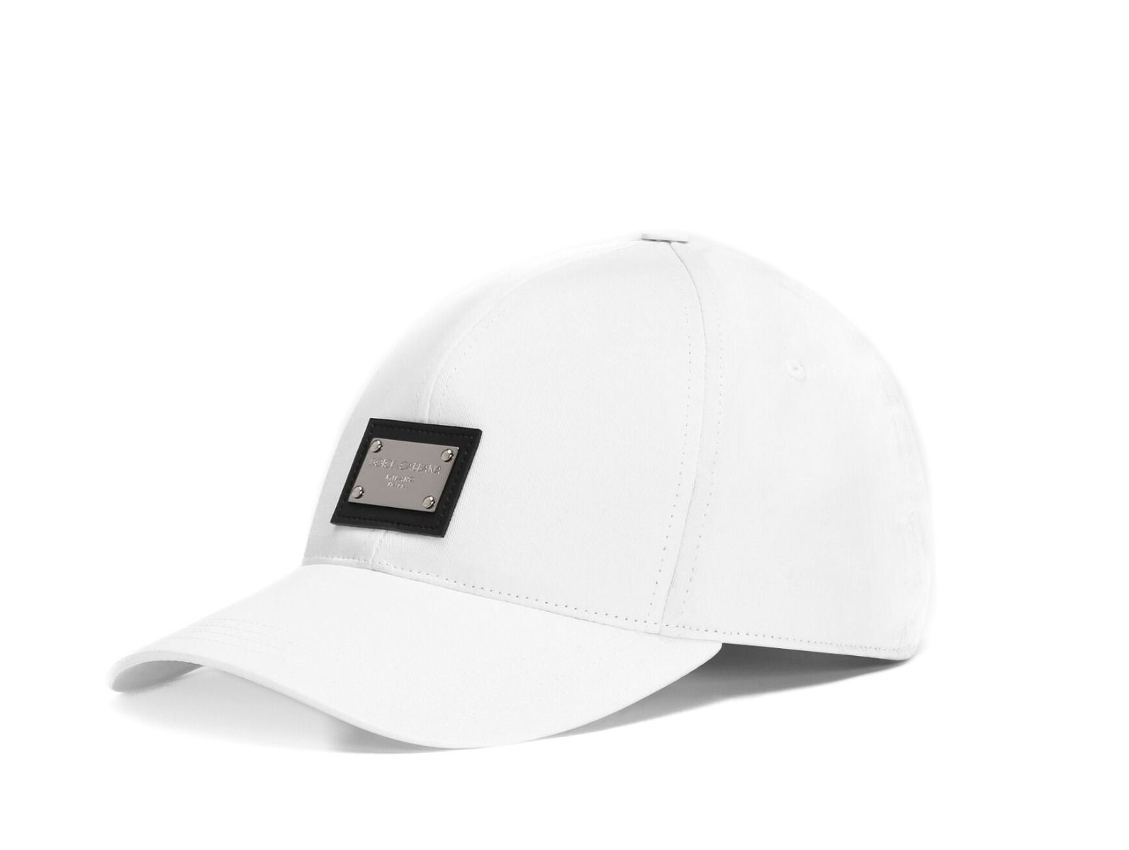 Dolce & Gabbana Cotton Baseball Cap With Branded Tag