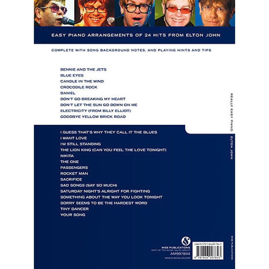 Wise Publications Really Easy Piano: Elton John pianoboek