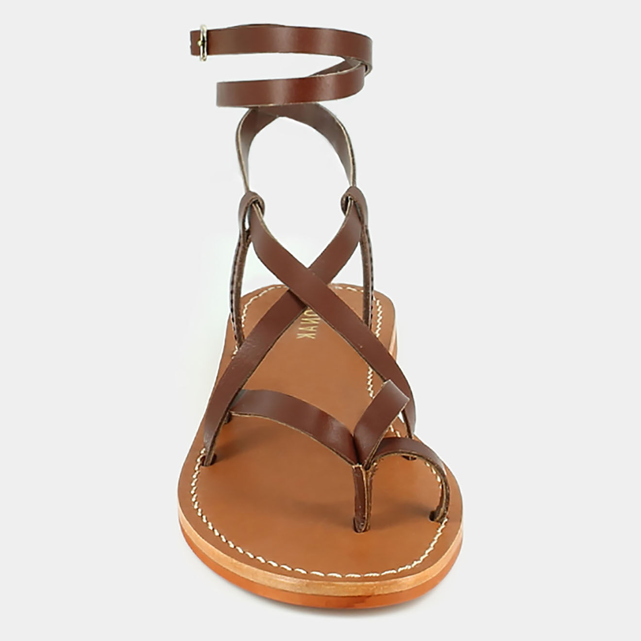Jonak Sandales en Cuir Woully marron