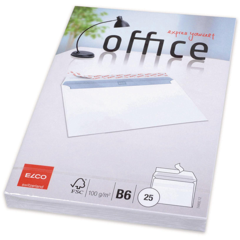 Elco Office Couvert, B6, 25 Stück