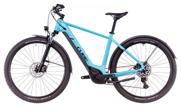 VTC Électrique Cube Nuride Hybrid Performance 625 Allroad Shimano Cues 9V 625 Wh 29'' Bleu Swimming Pool 2025