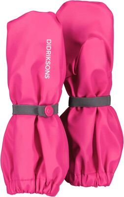 Didriksons Pileglove Fôrede Regnvotter, True Pink