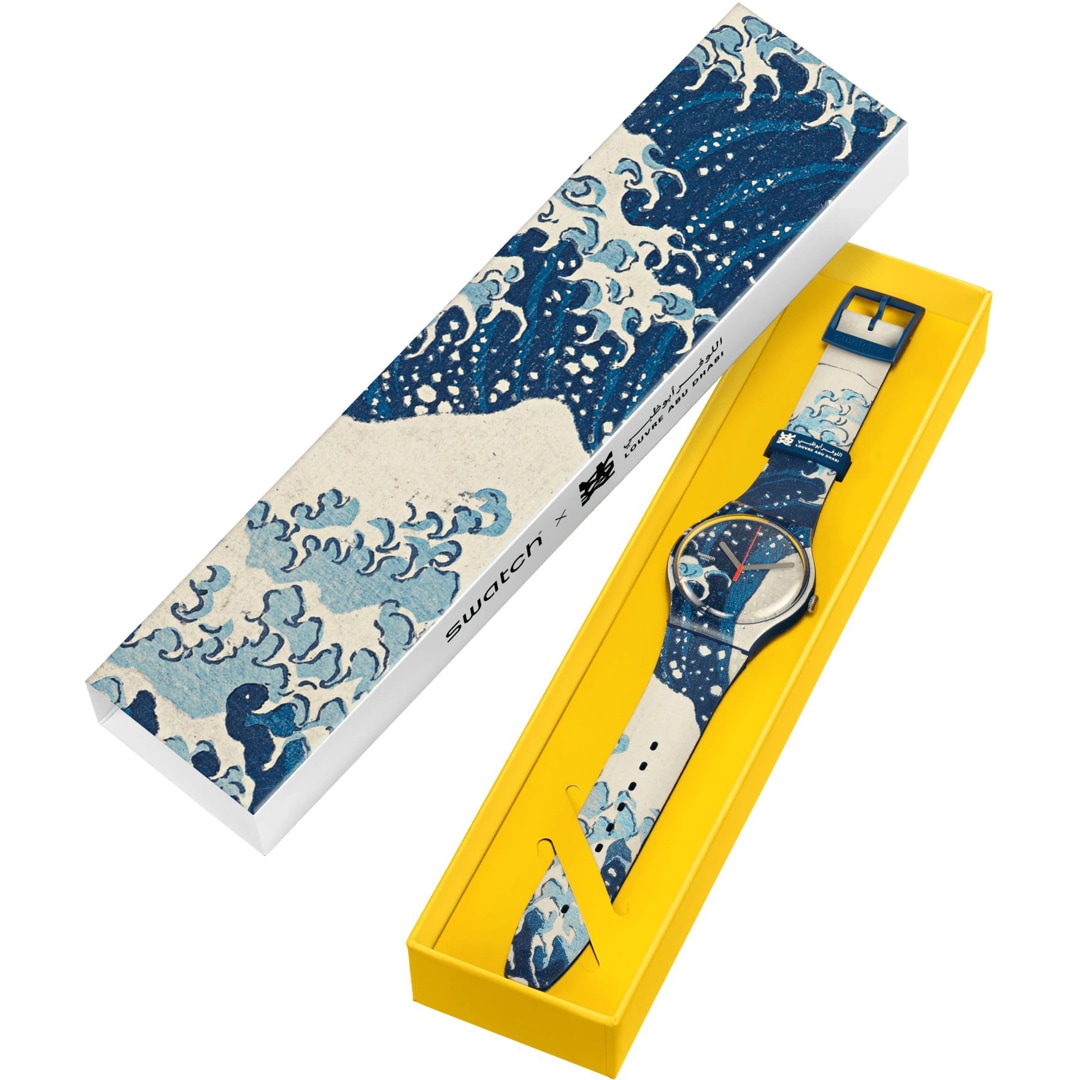Swatch Original 41 The Great Wave By Hokusai & Astrolabe