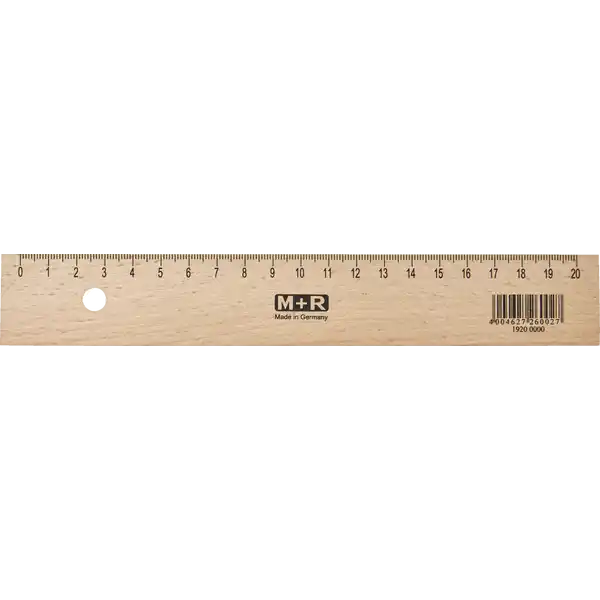 Holz-Lineale aus Buche, 20cm