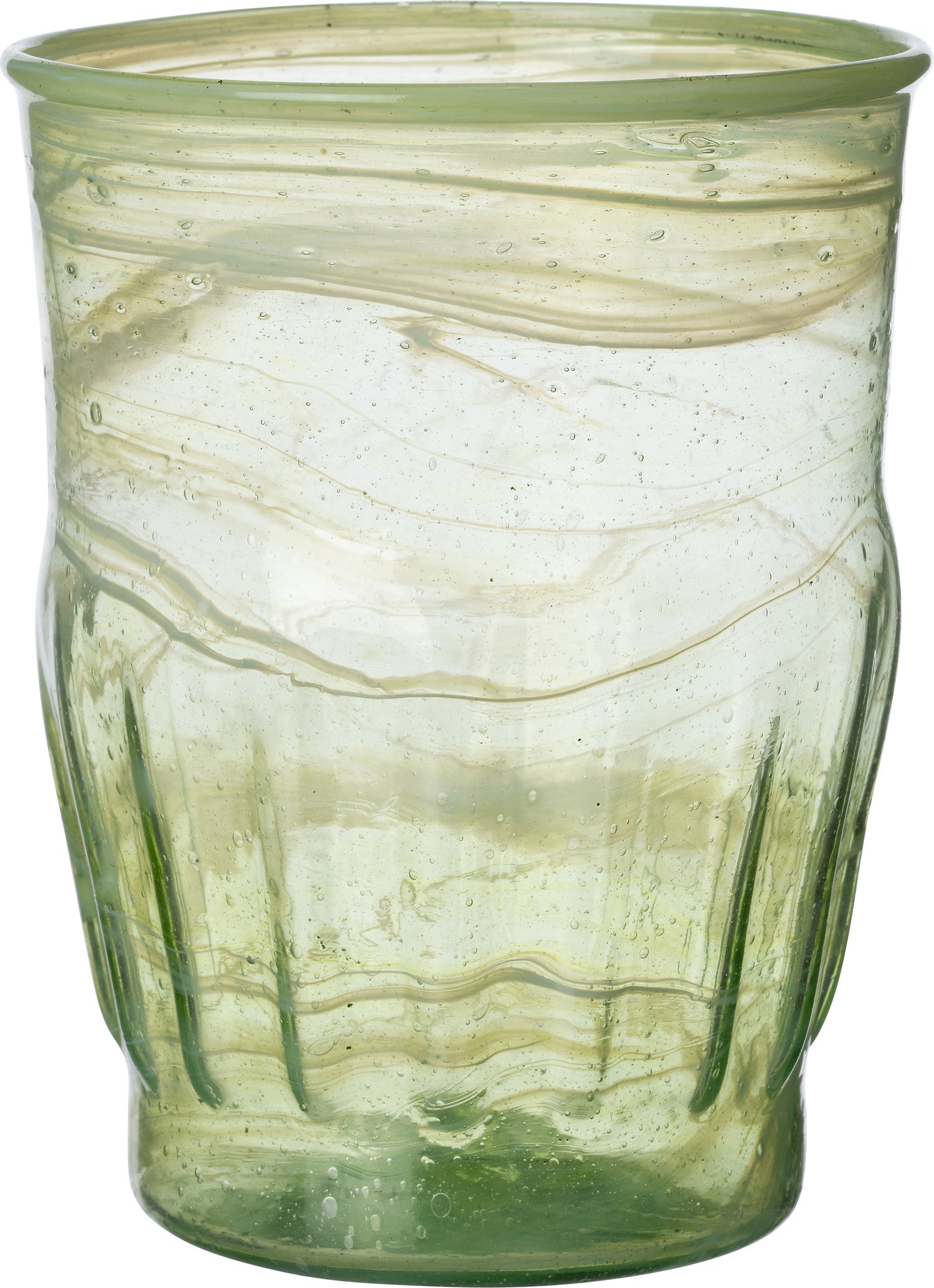 Intratuin vaas Mien groen D 13 H 13 cm