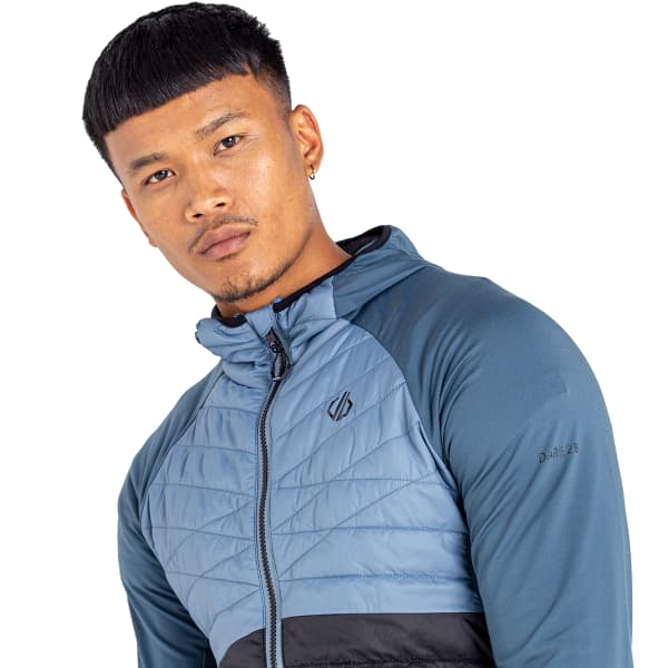 Doudoune randonnée DARE 2B MOUNTAINEER WOOL HYBRID GREY MIRGE/BLACK